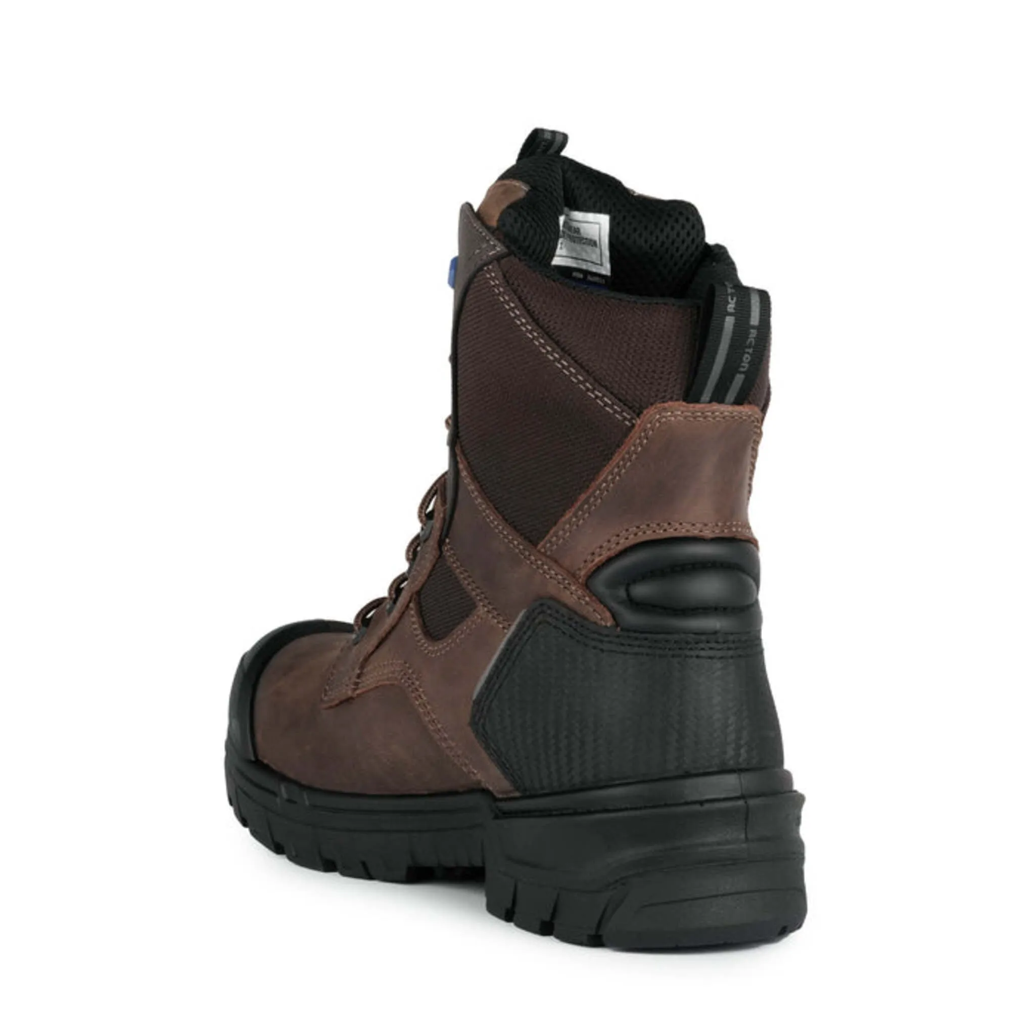 Acton Men's Safety Work Boots - G3O 8" Waterproof Leather, Composite Toe, Plate, Puncture & Slip Resistant, Rubber Sole, CSA Certified | Sizes 7-15