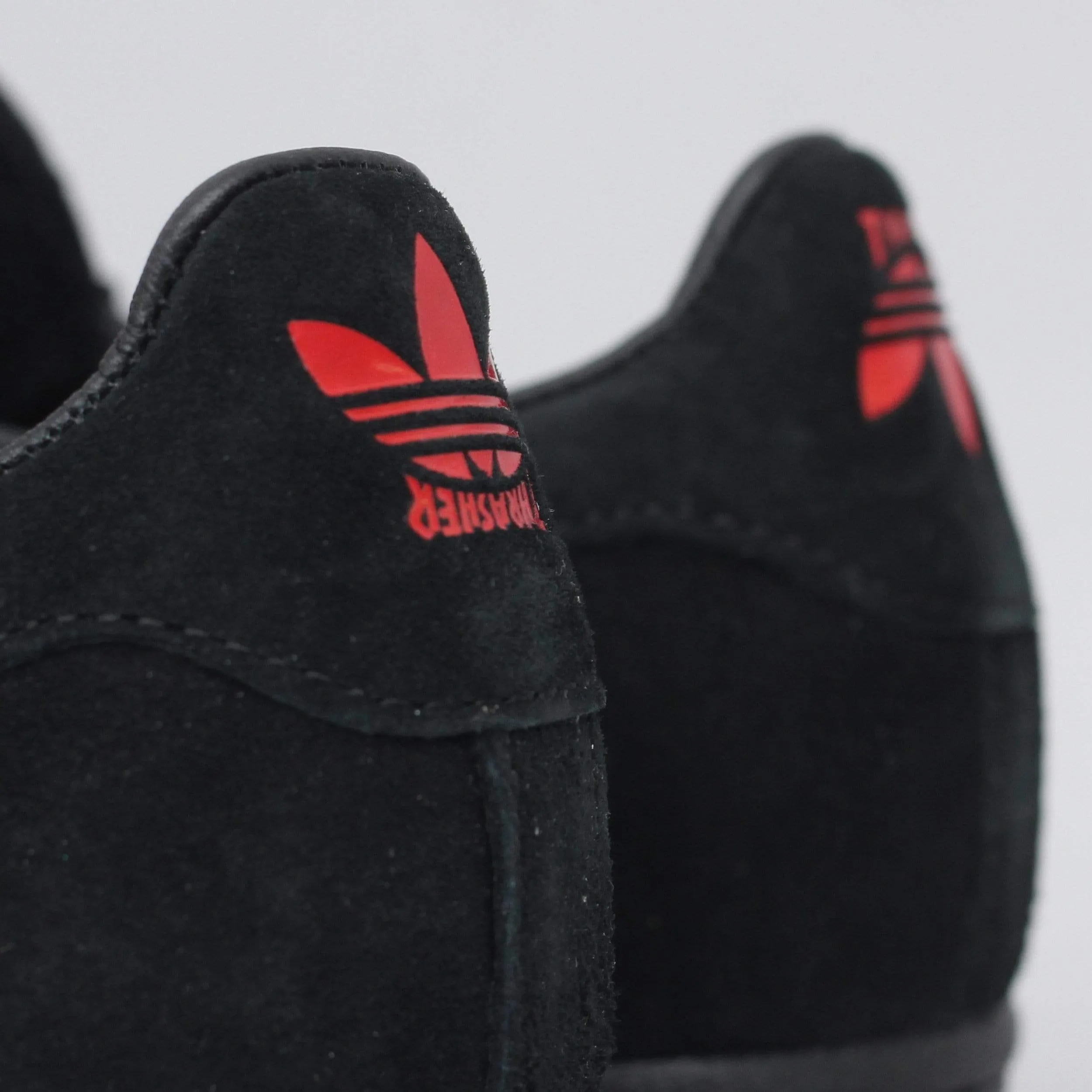 adidas X Thrasher Superstar Adv Shoes Core Black / Scarlet / Gold Metallic
