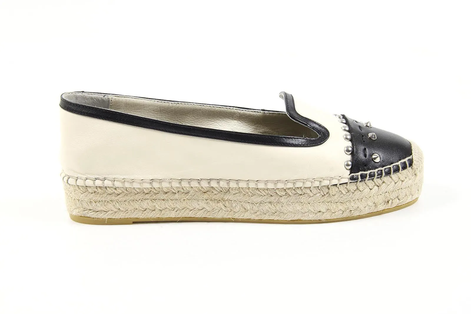 Alexander McQueen ladies espadrillas 383955 WHI82 1004