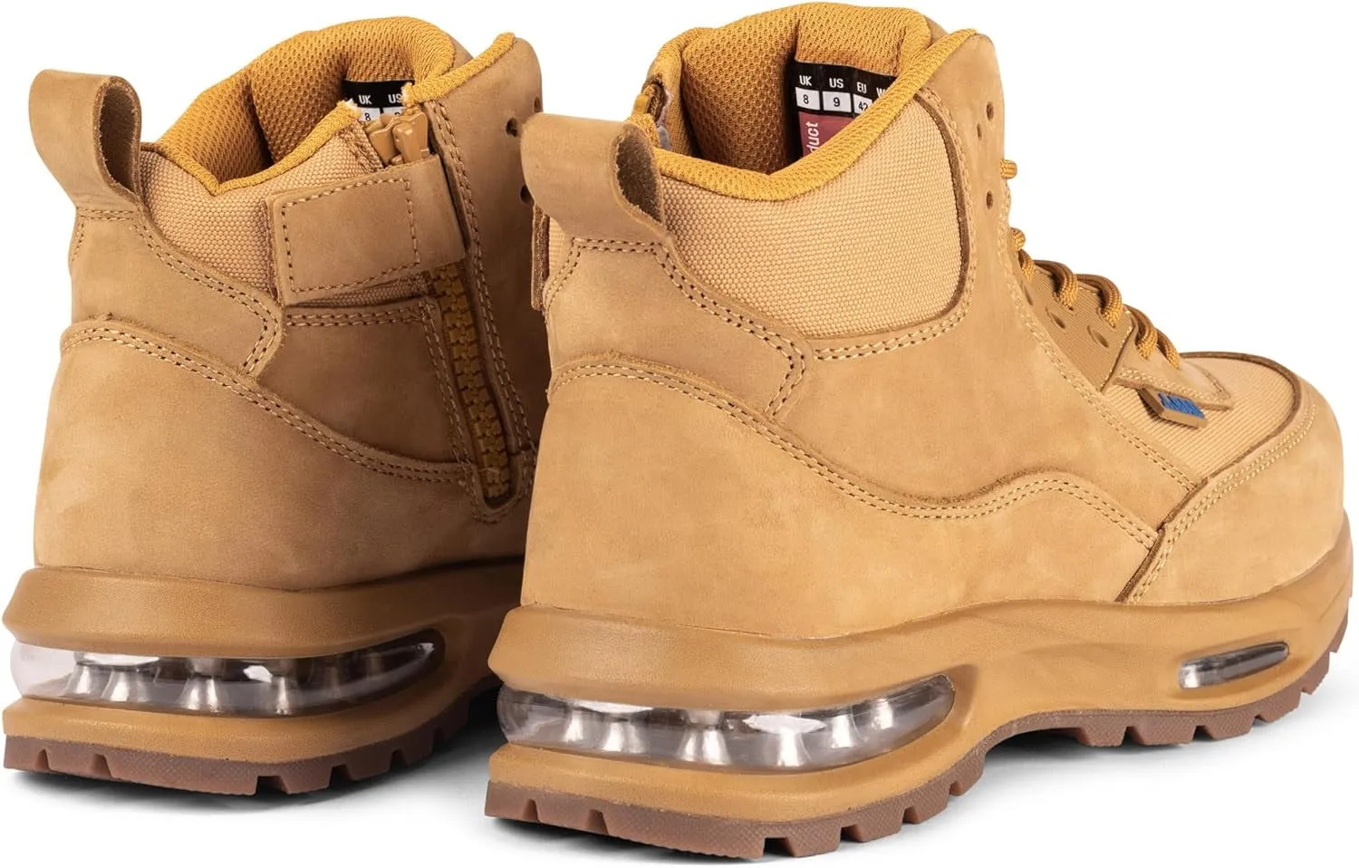 BAD Workwear Flight Side Zip Safety Work Boots Tasmanian Leather