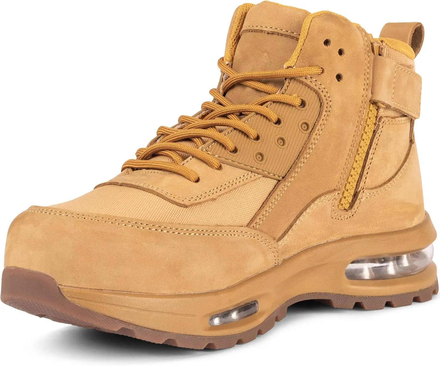 BAD Workwear Flight Side Zip Safety Work Boots Tasmanian Leather