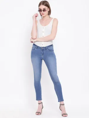 Blue Solid Denim