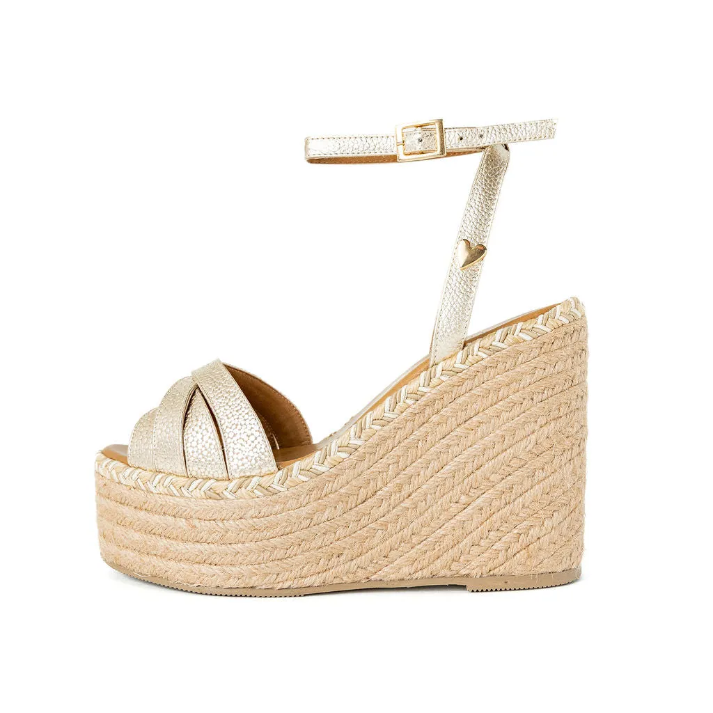 Claudine Sandals - Gold
