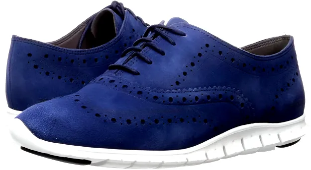 Cole Haan Zerogrand Wing Ox Closed Hole II Evening Blue/White Low Top Sneakers