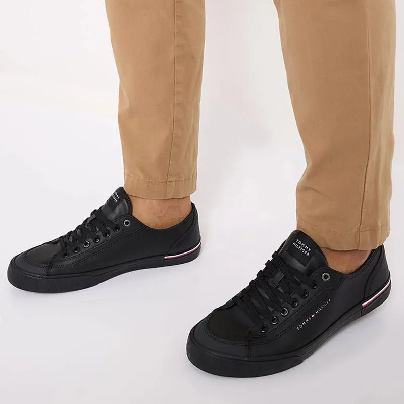 Corporate Vulcanized Leather Sneakers TOM145