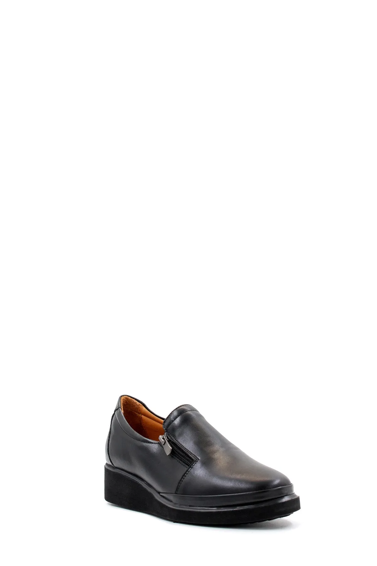 FST Genuine Leather Women's Casual Shoes 411ZA717 Black - Lippstadt
