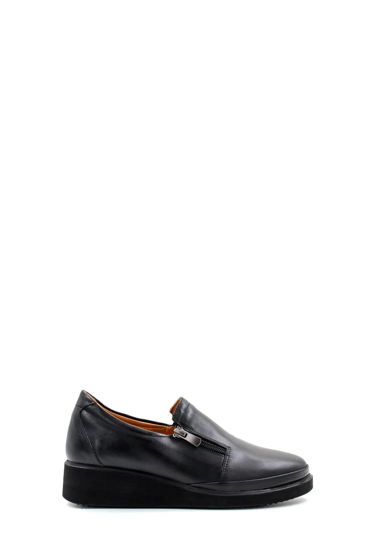 FST Genuine Leather Women's Casual Shoes 411ZA717 Black - Lippstadt