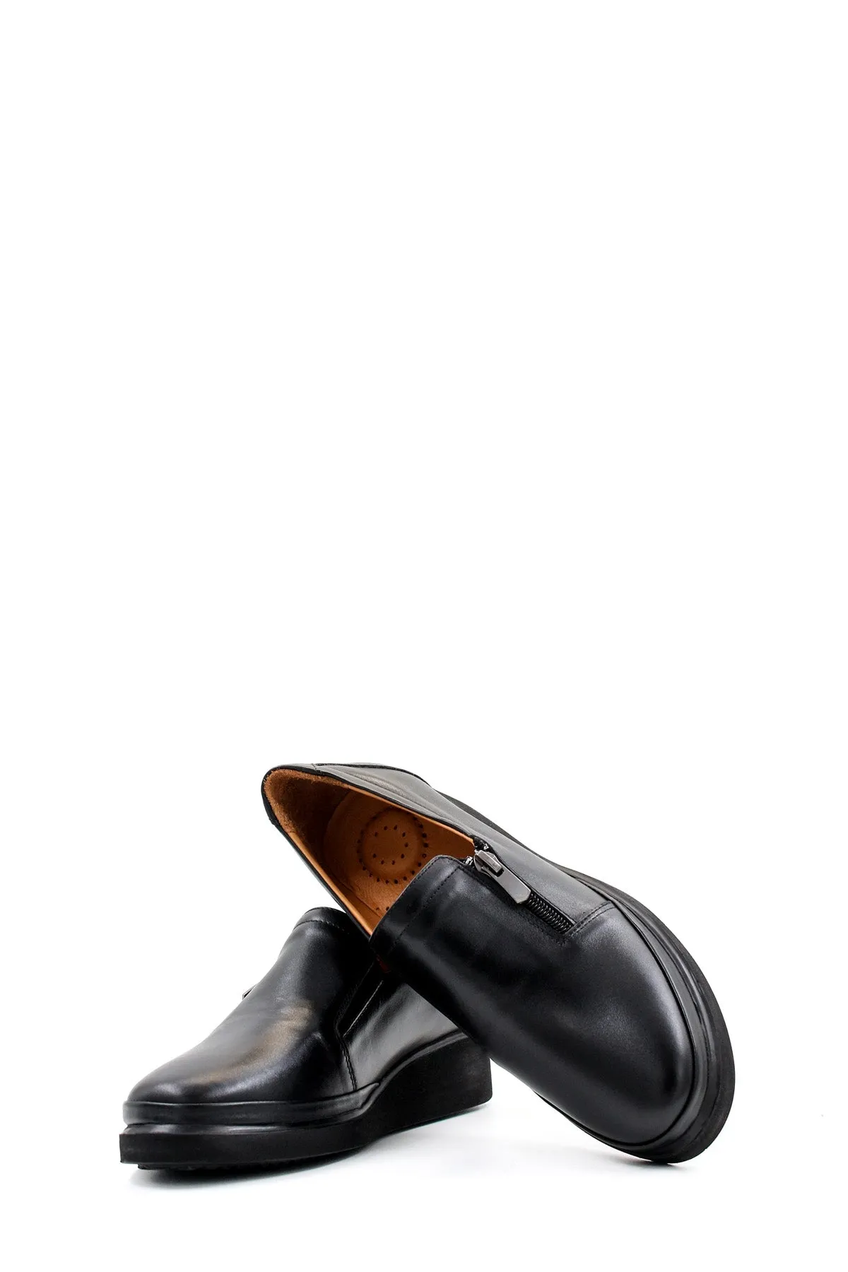 FST Genuine Leather Women's Casual Shoes 411ZA717 Black - Lippstadt