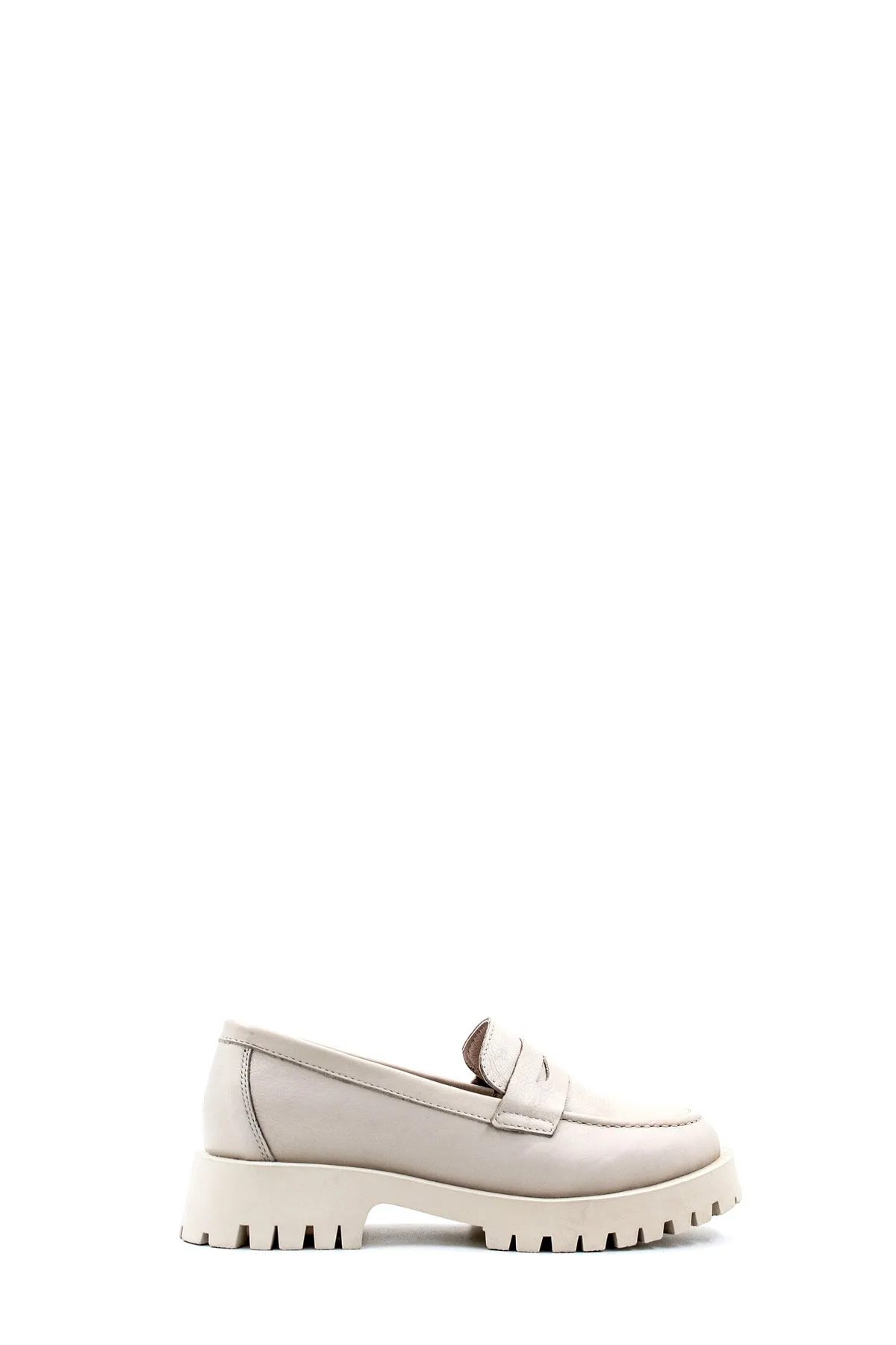 FST Genuine Leather Women's Casual Shoes 581ZA2482 Beige - Maladzyechna