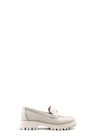 FST Genuine Leather Women's Casual Shoes 581ZA2482 Beige - Maladzyechna