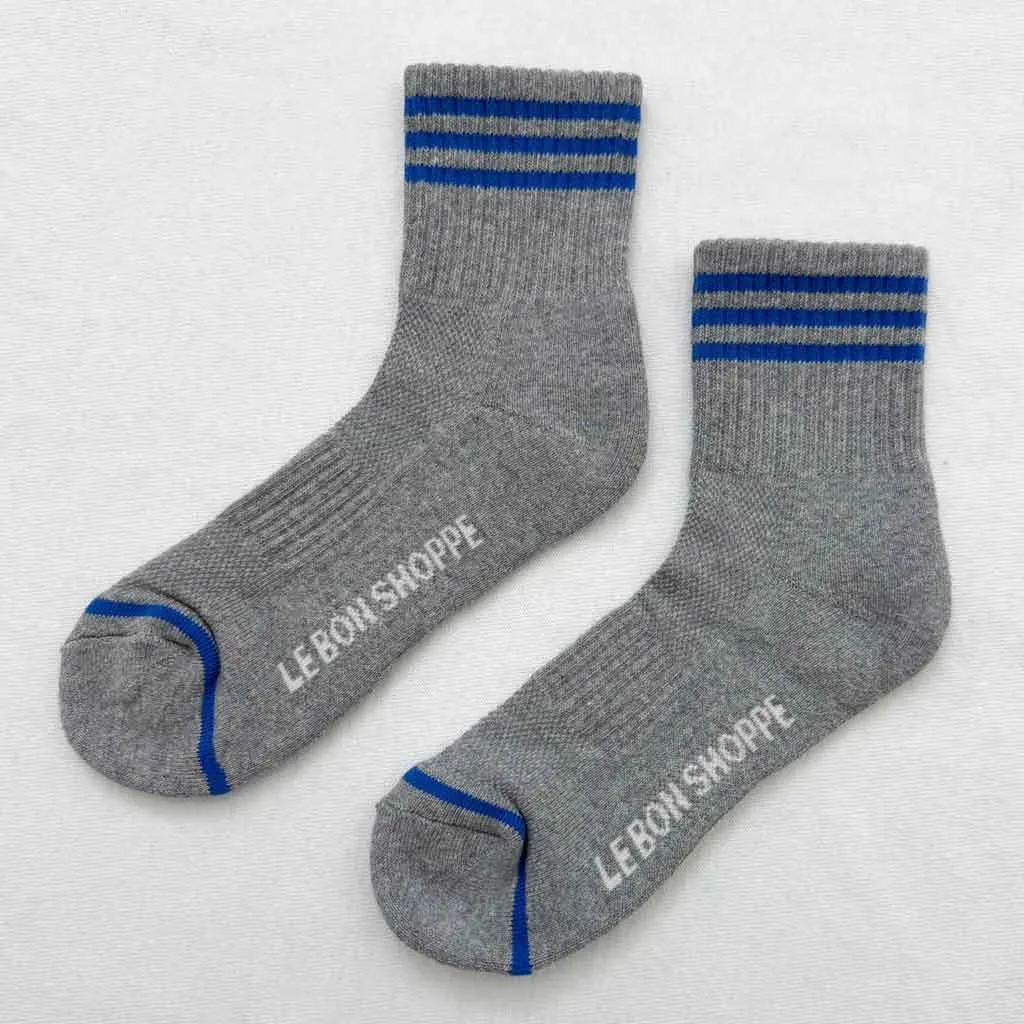 Girlfriend Socks - Grey