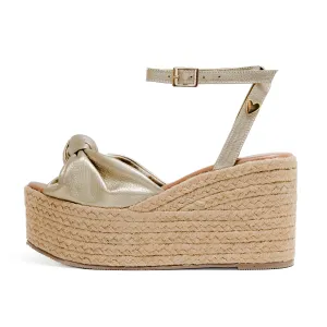 Greta Sandals Gold - Low High