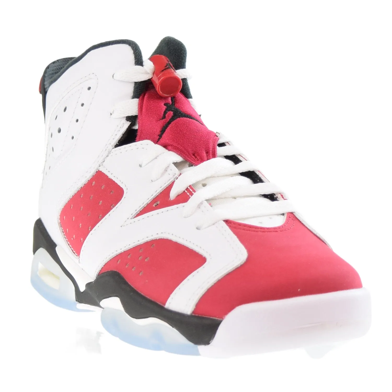 Jordan Retro 6 (GS) Big Kids' Shoes White-Black-Carmine