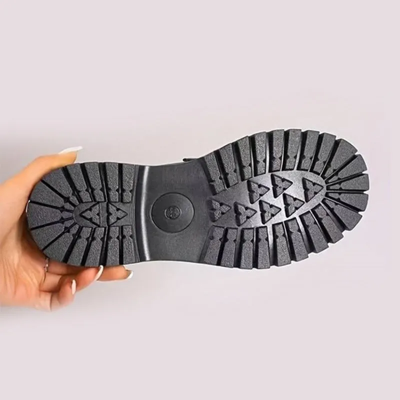 Komfortable Chunky Slip On Platform Loafers til kvinder