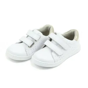 L'Amour Kenzie Double Velcro Sneaker - White