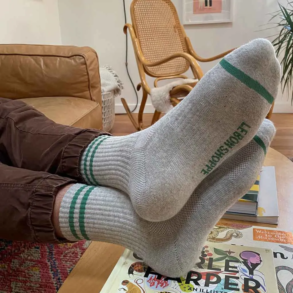 LBS Extended Boyfriend Socks Grey
