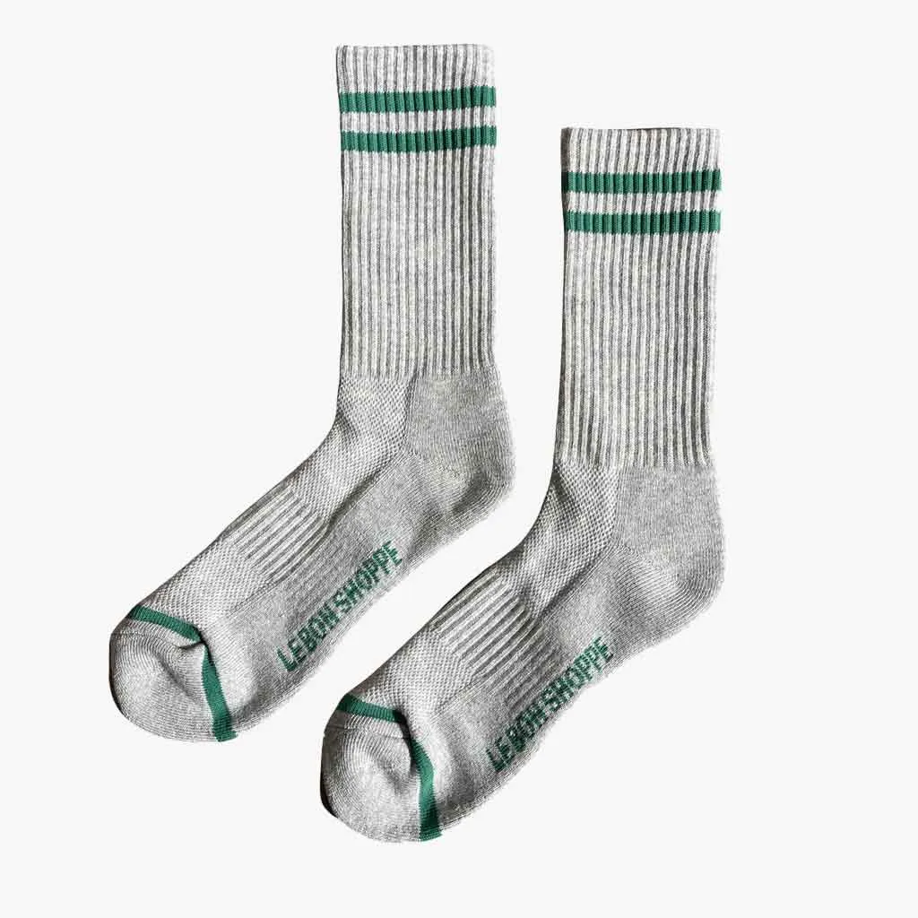 LBS Extended Boyfriend Socks Grey