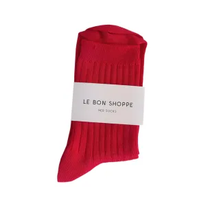 LBS Her Socks - Classic Red