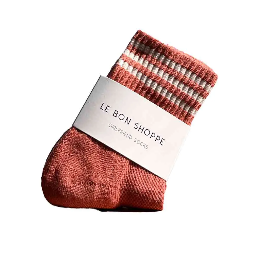 Le Bon Shoppe Girlfriend Socks - Terracotta
