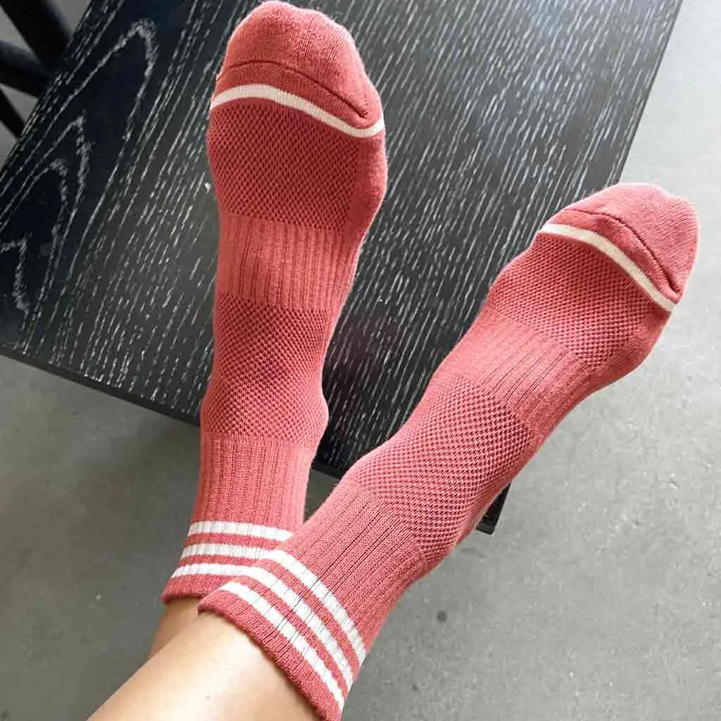 Le Bon Shoppe Girlfriend Socks - Terracotta
