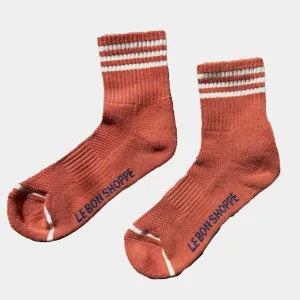 Le Bon Shoppe Girlfriend Socks - Terracotta