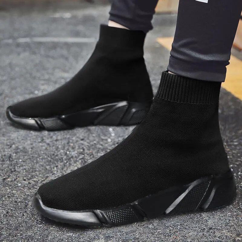 MEN - EMIGE Basic Sock Boots Sneakers