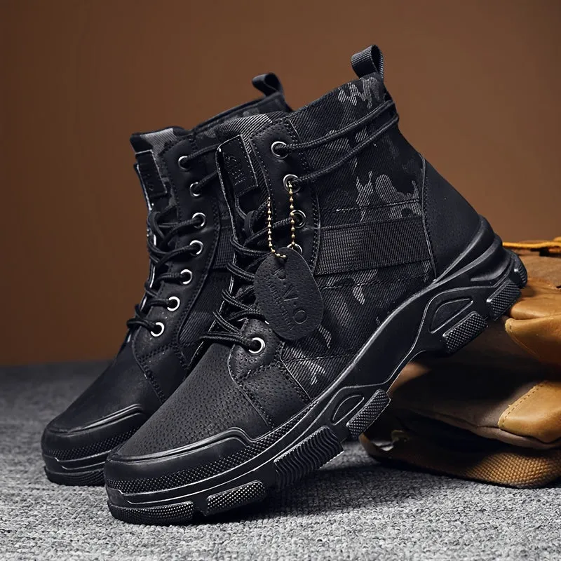 Men's Military Boots For Work | Casual Shoes | High Quality