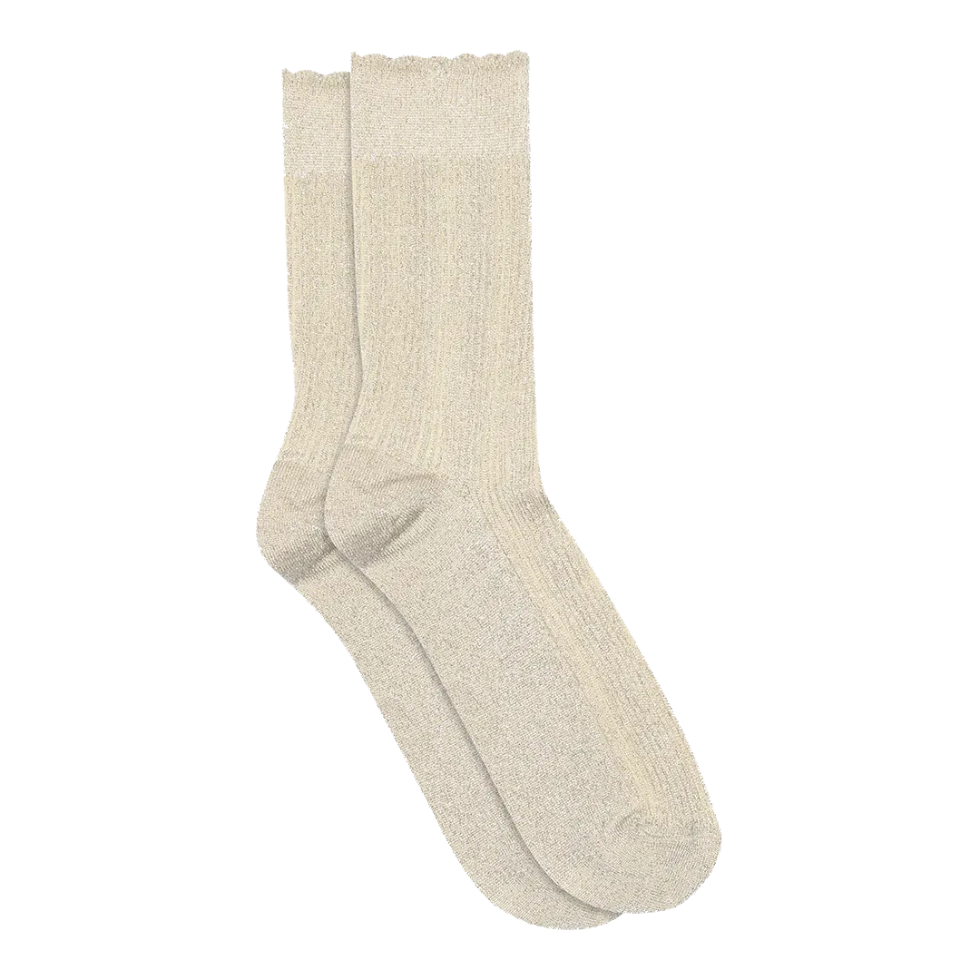 MP Julia Glitter Sock, Champagne