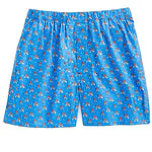 NEW VINEYARD VINES HOCKEY Cotton Boxers Shorts Underwear M ROYAL BLUE