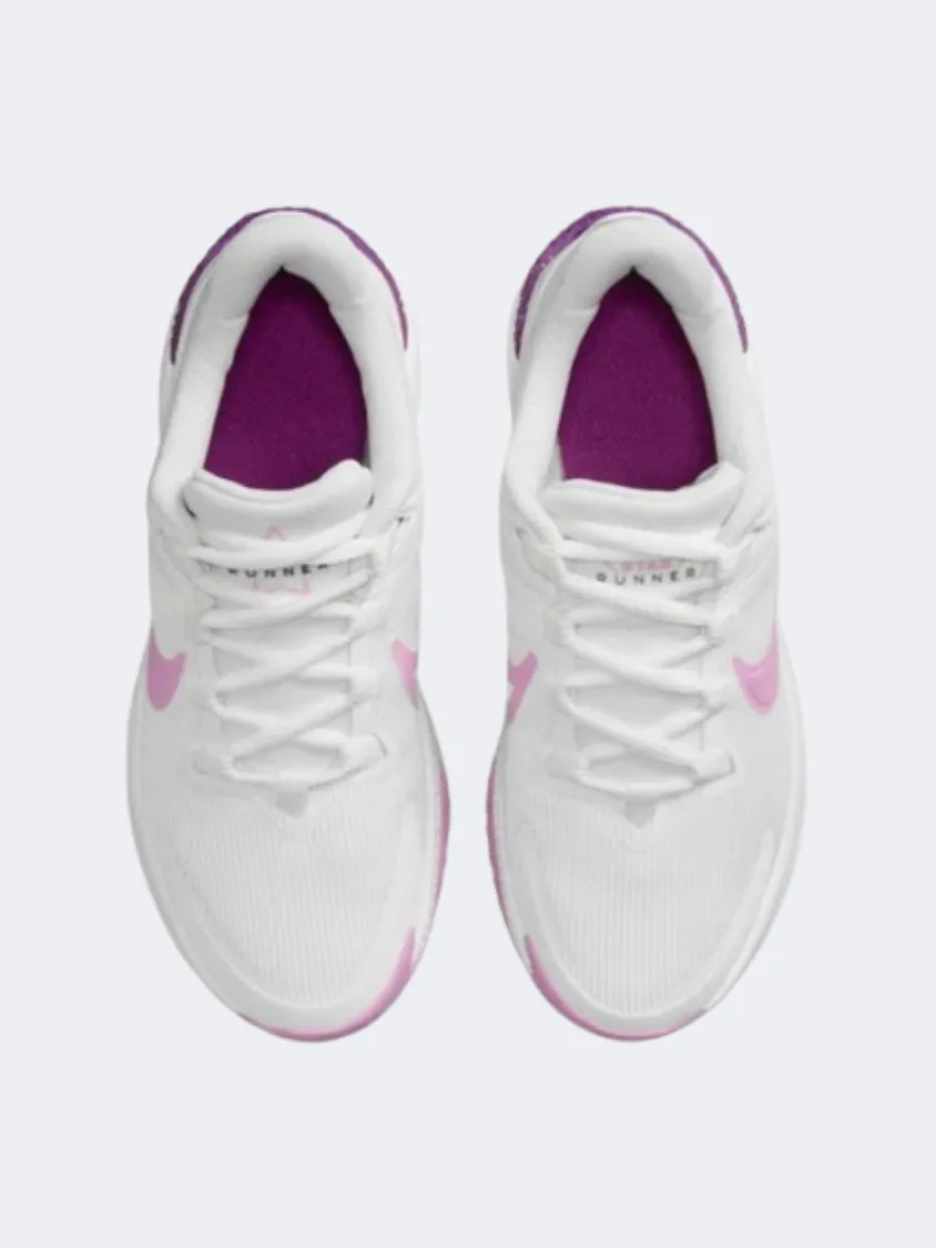 Nike Star Runner 4 Next Nature Girls Running Sneakers White/Viotech/Pink
