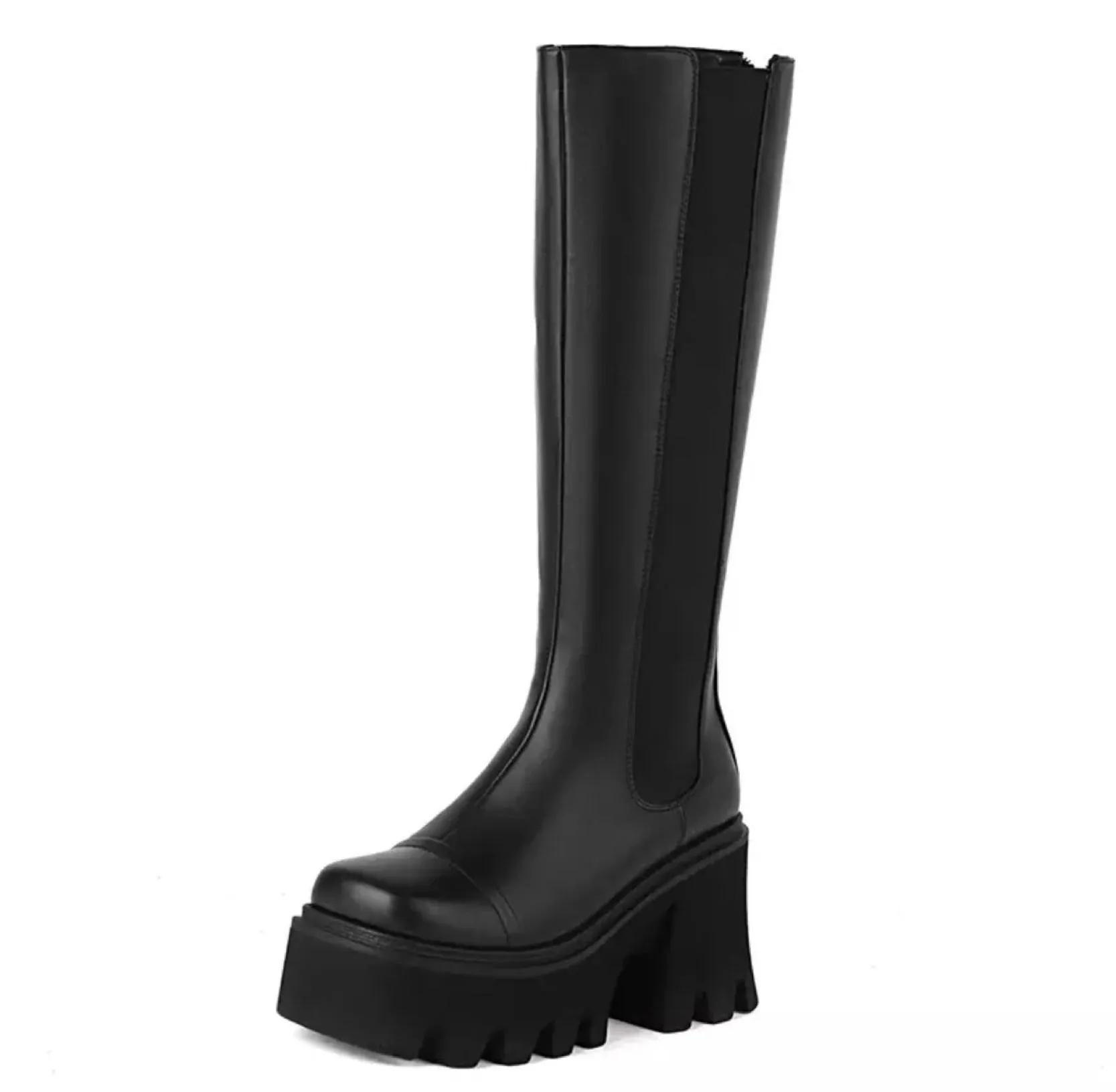 Platform Knee High Boots