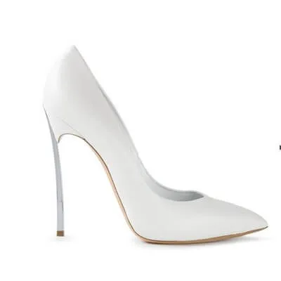 Point Toe Fashion High Heel Leather Pumps