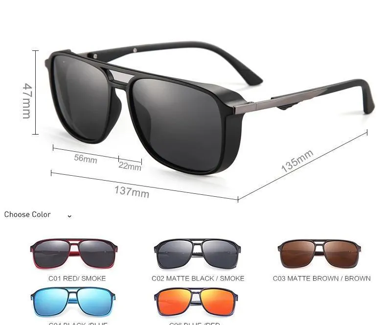 Polarized Driving Square Sunglasses