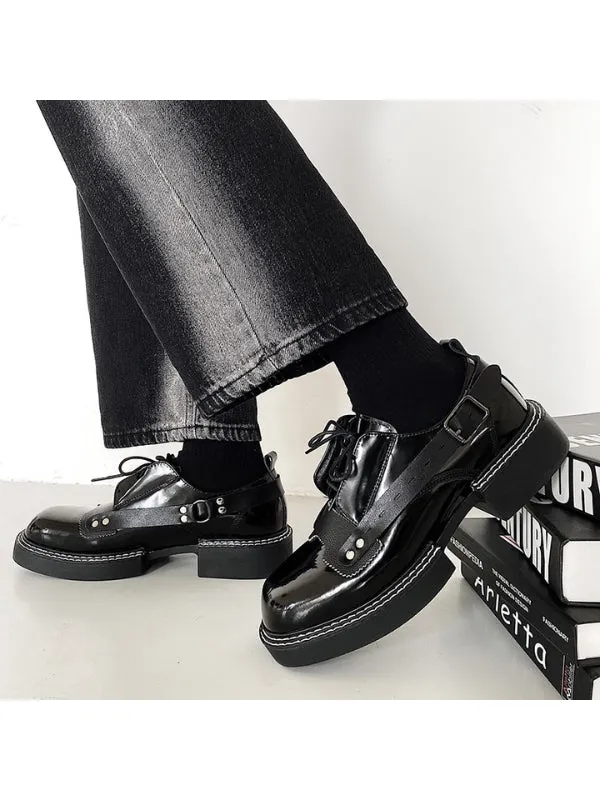 RETRO CASUAL LEATHER SHOES LET2773