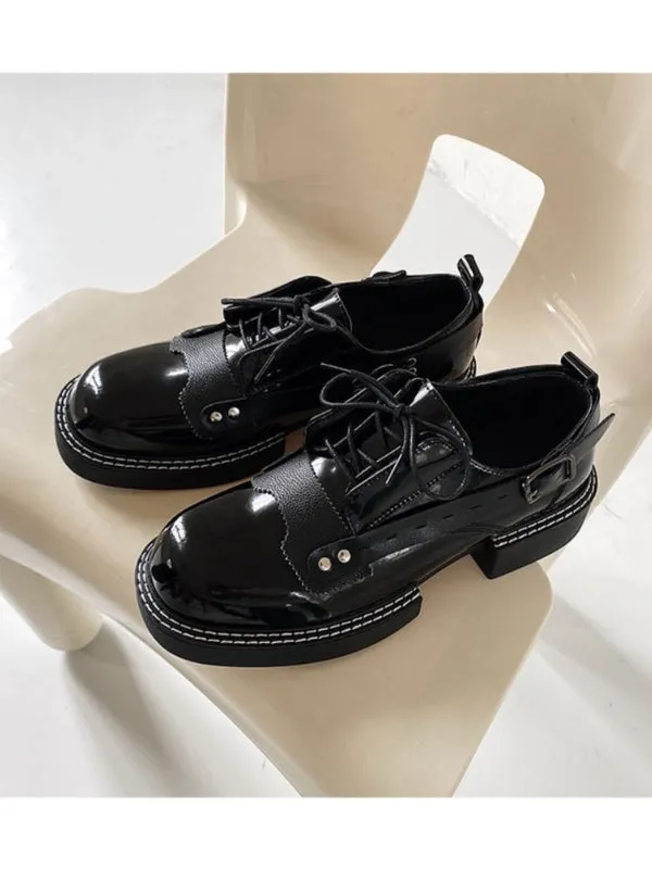 RETRO CASUAL LEATHER SHOES LET2773