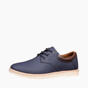 Round Toe, Lace-up : Smart Casual Shoes for Men