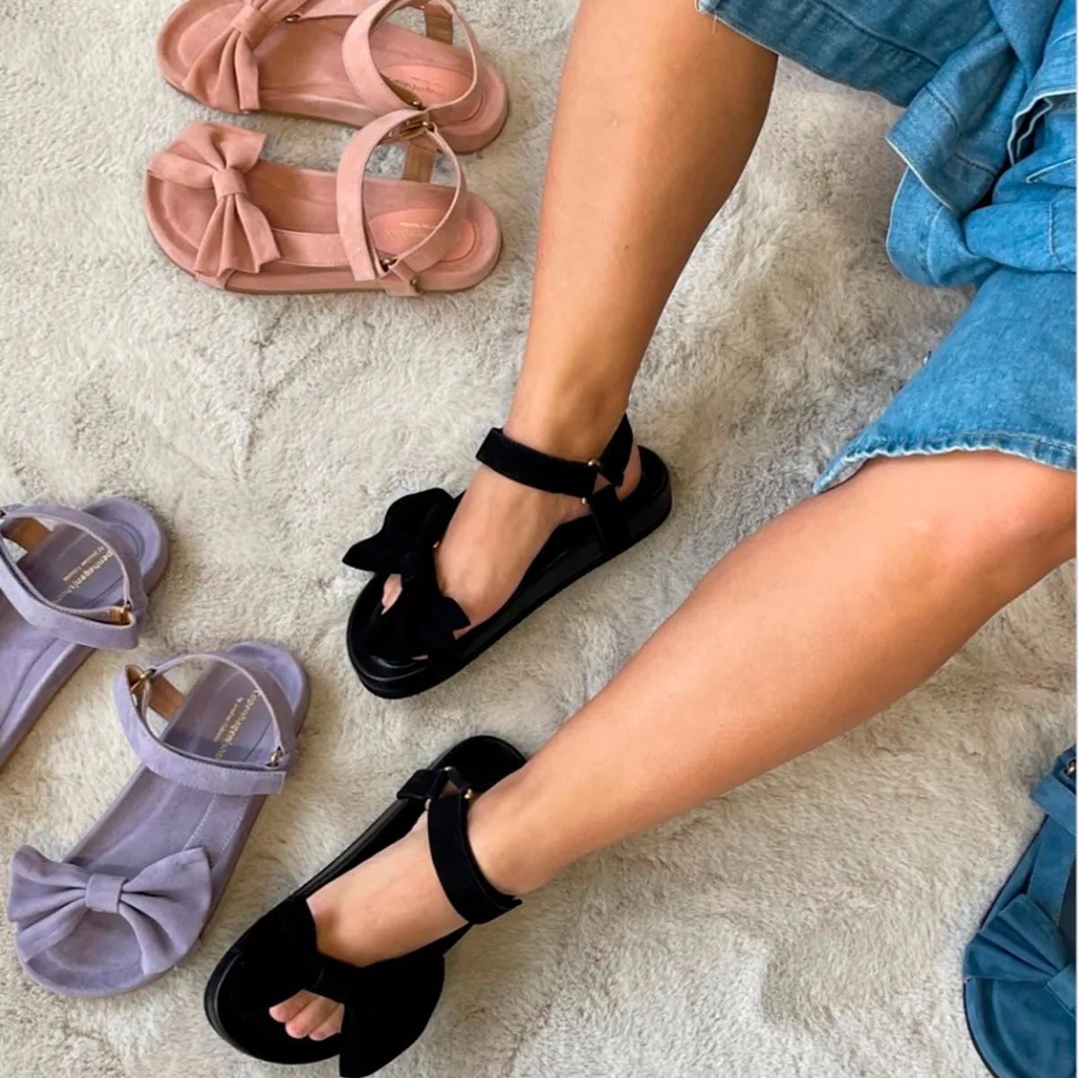 Sky and diamonds 23 suede black