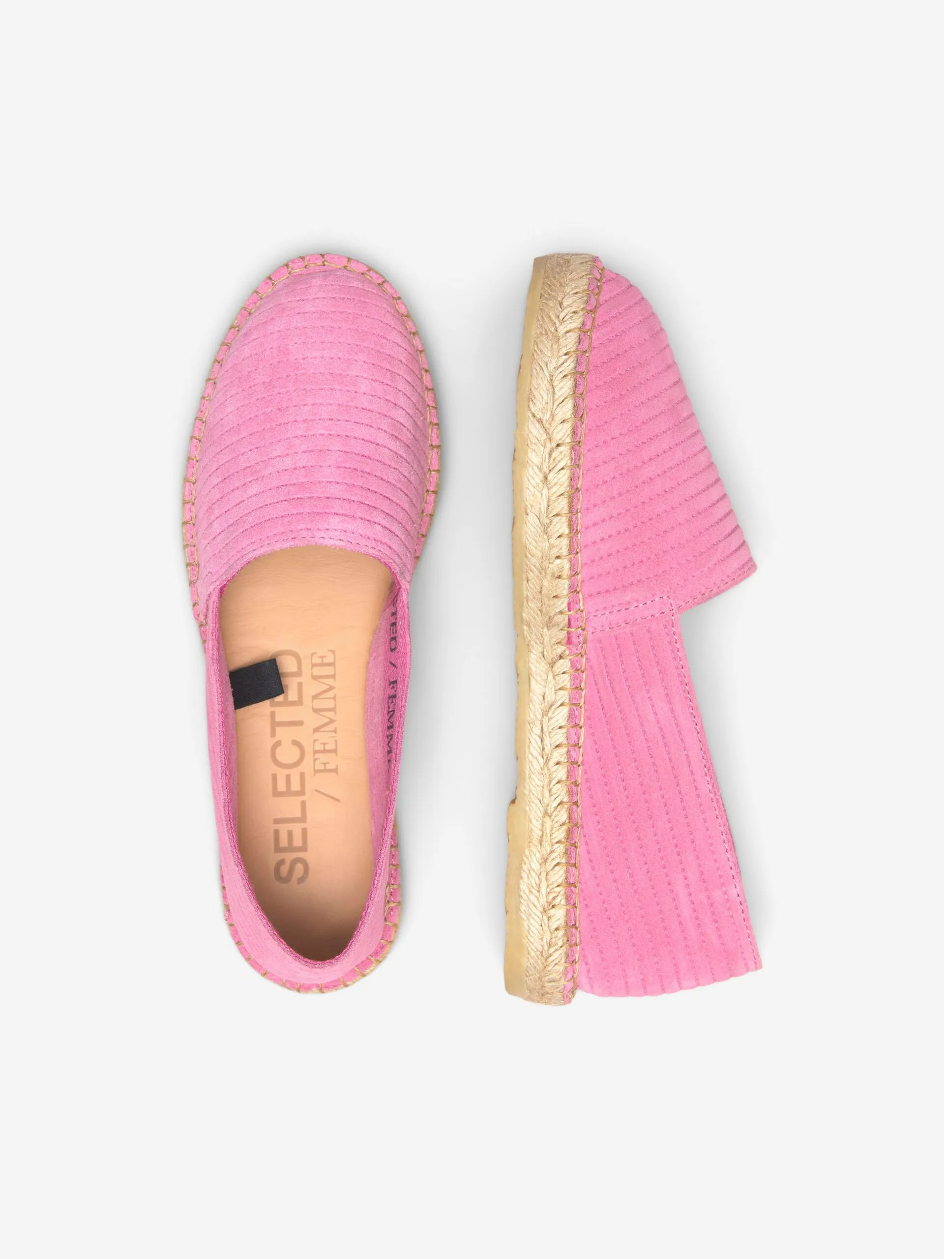 Suede Espadrilles - Selected Femme