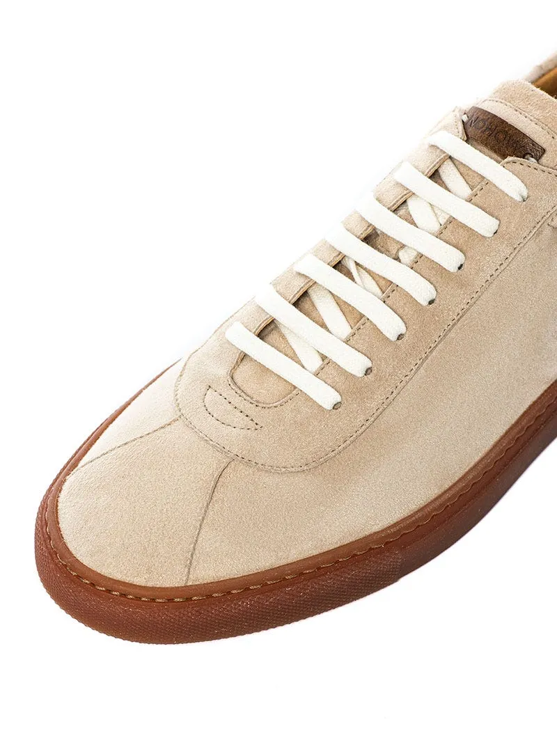 SUEDE SNEAKERS IN BEIGE