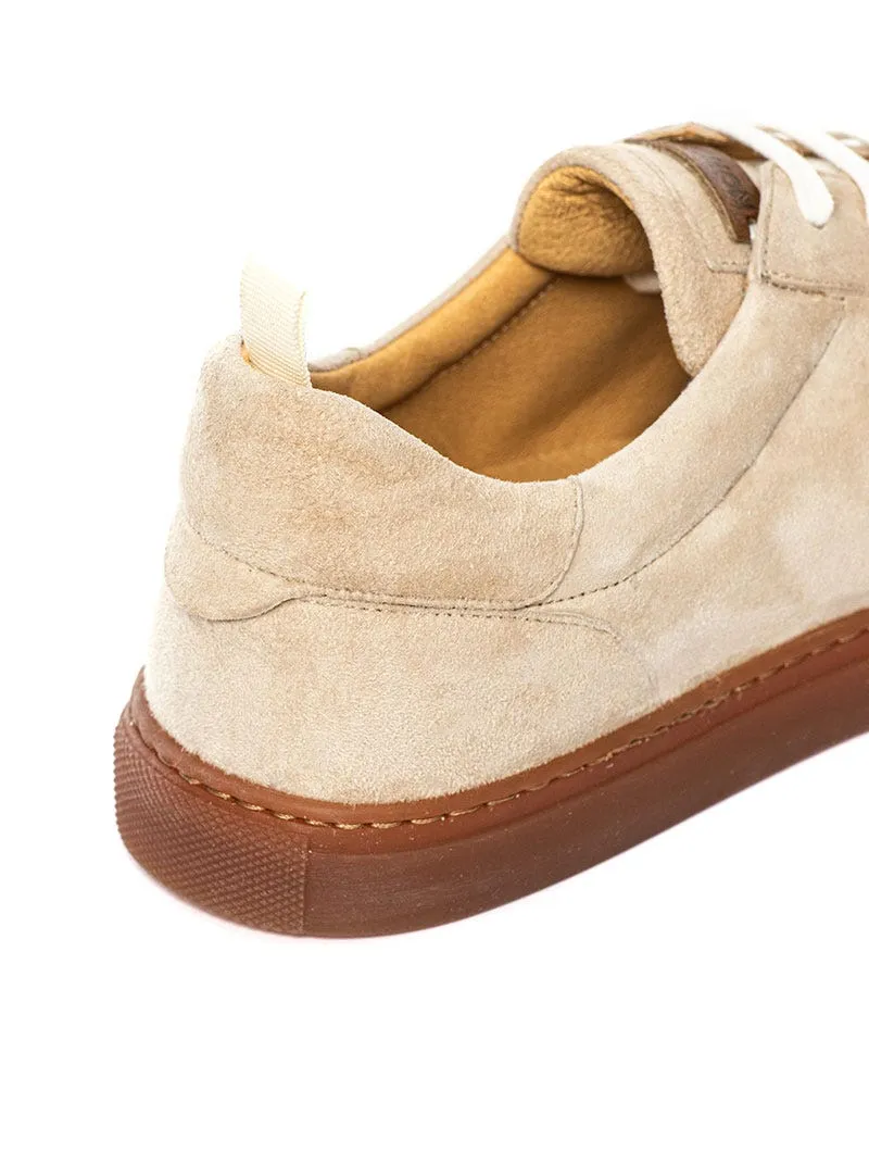 SUEDE SNEAKERS IN BEIGE