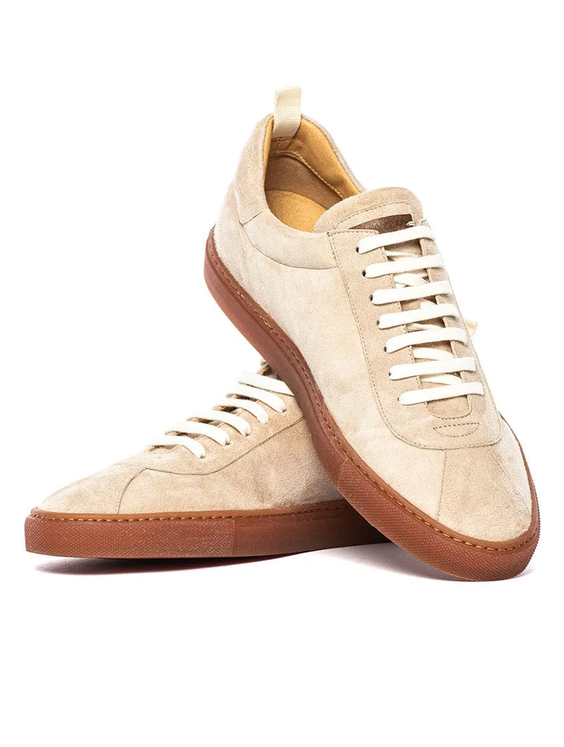 SUEDE SNEAKERS IN BEIGE