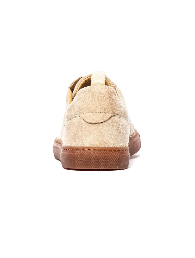 SUEDE SNEAKERS IN BEIGE