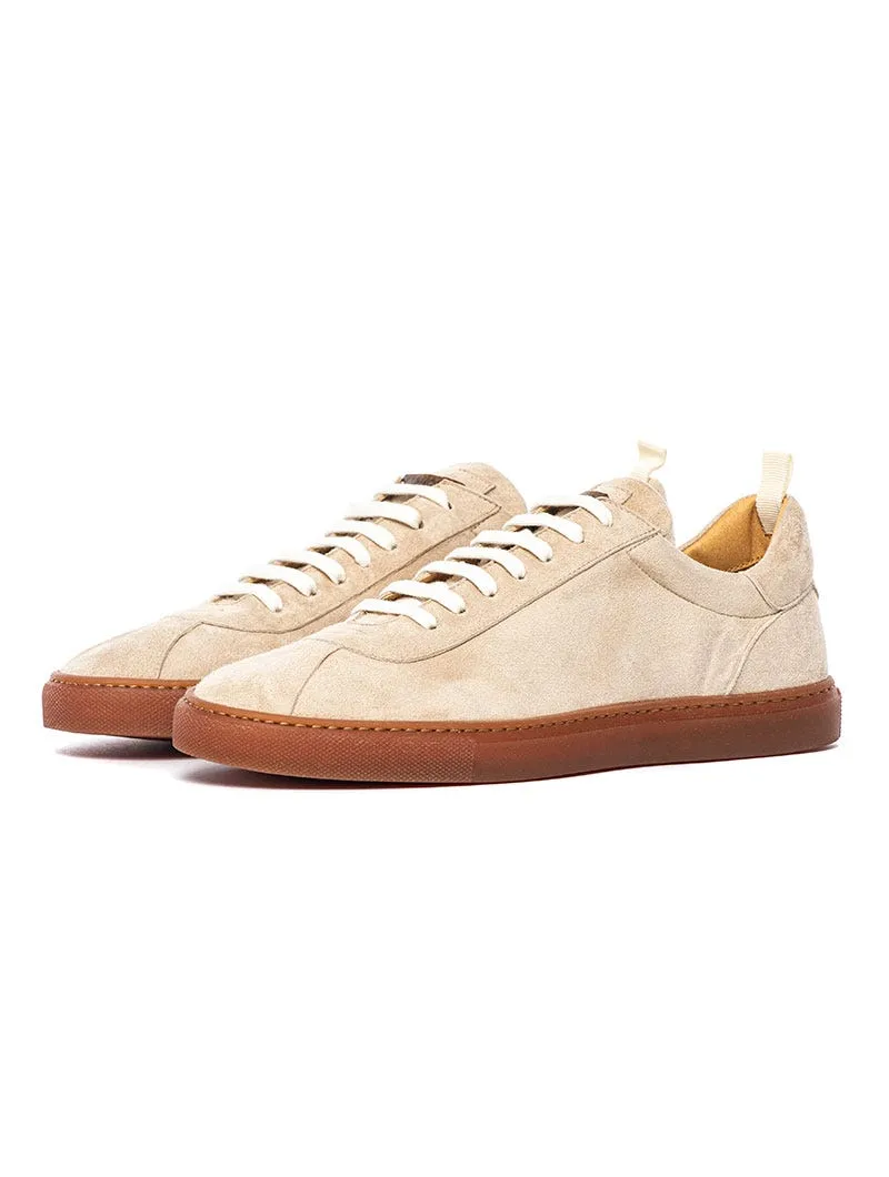 SUEDE SNEAKERS IN BEIGE