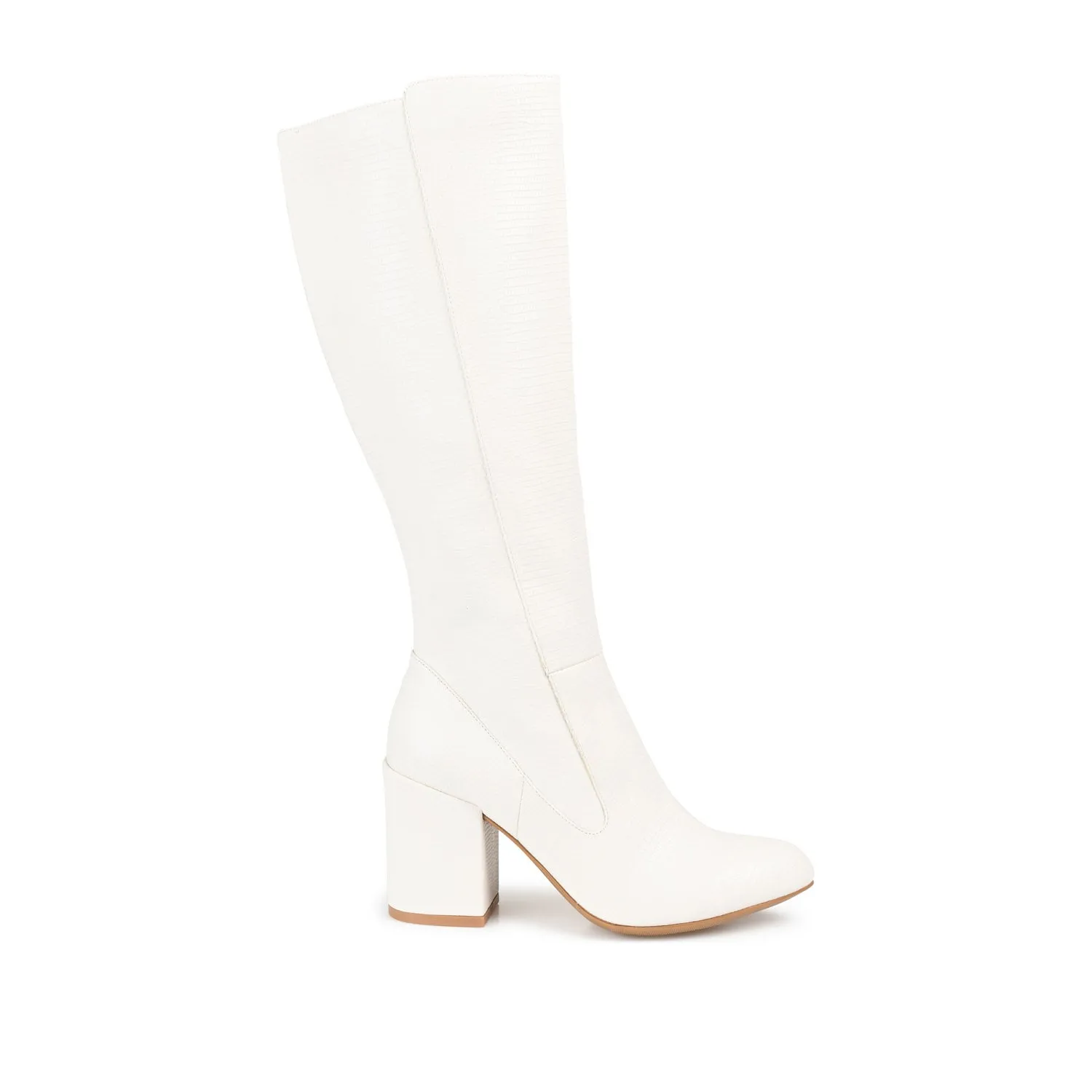TAVIA KNEE-HIGH BOOTS IN FAUX LEATHER