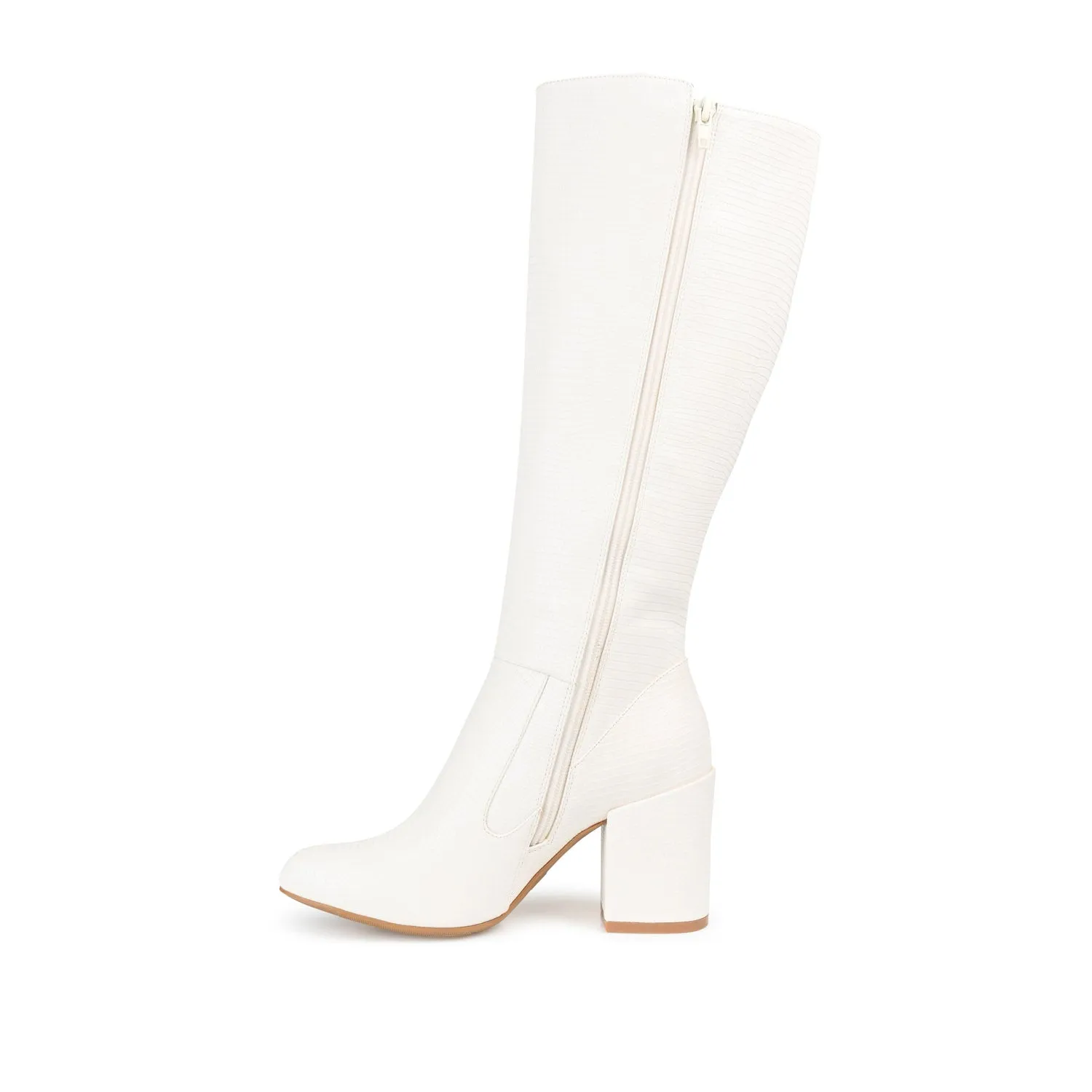 TAVIA KNEE-HIGH BOOTS IN FAUX LEATHER