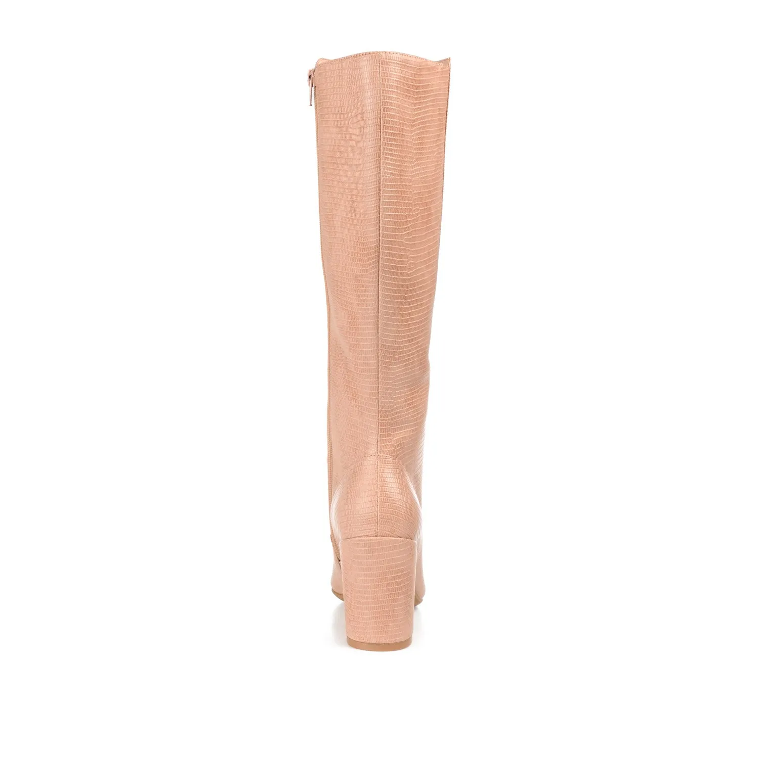 TAVIA KNEE-HIGH BOOTS IN FAUX LEATHER