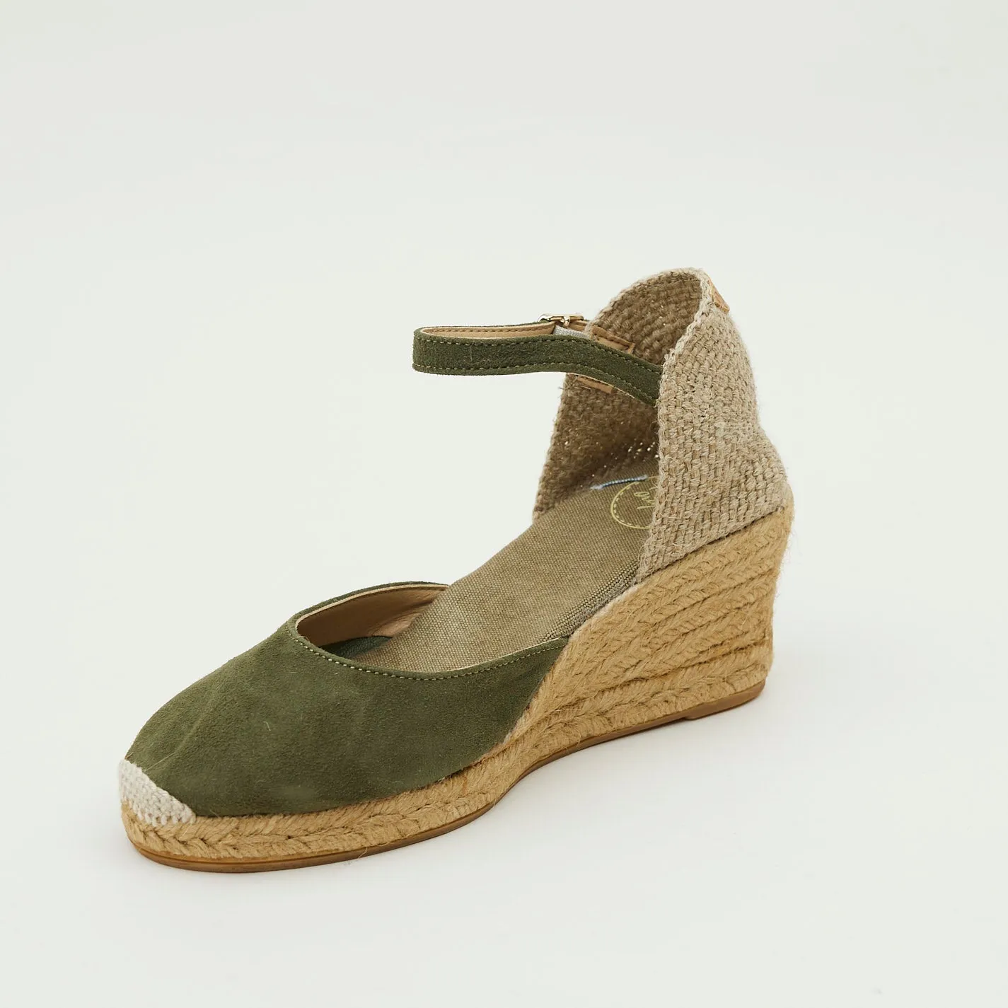 Toni Pons Khaki Suede Espadrilles