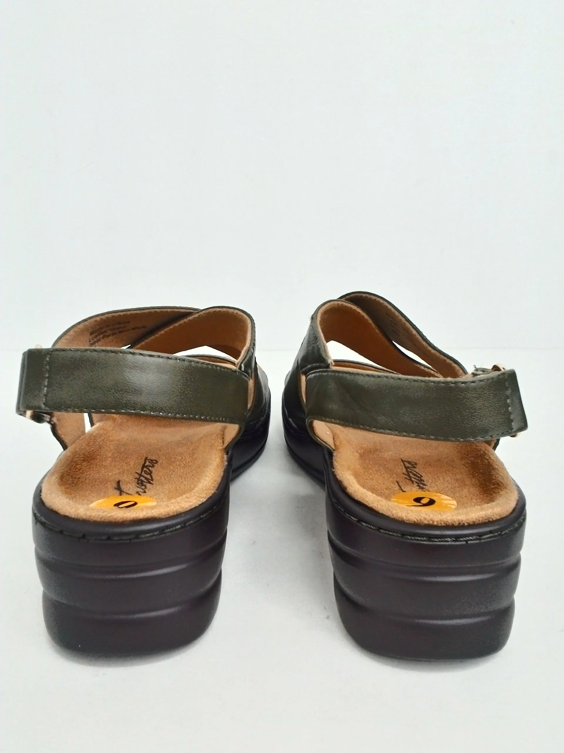 Trotters Women's Olive Green Sandals Size 6 M