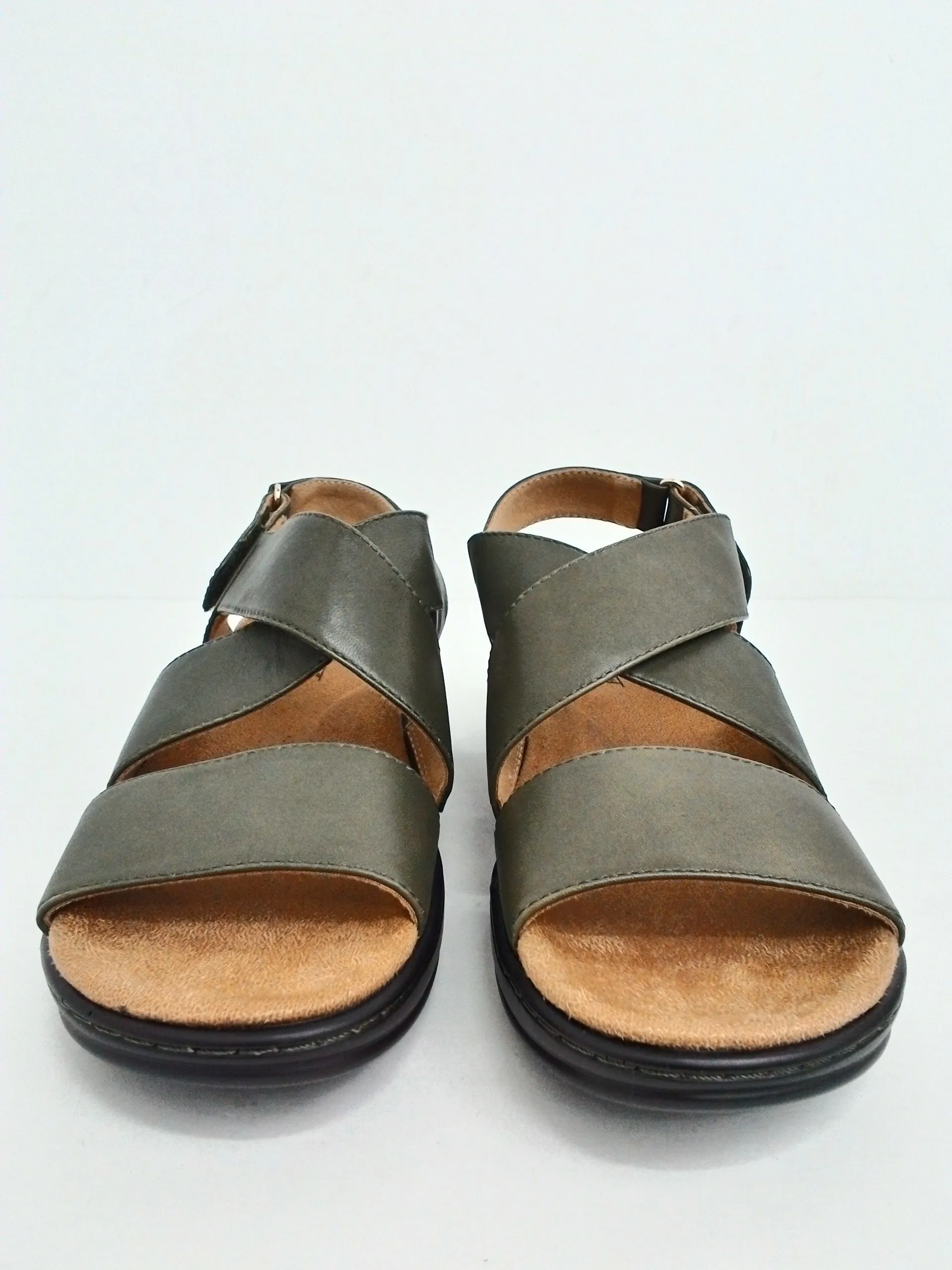 Trotters Women's Olive Green Sandals Size 6 M