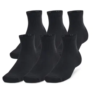 Unisex UA Training Cotton 6-Pack Quarter Socks